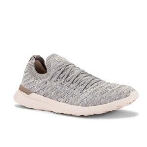 APL Gray TechLoom Wave Pink Hybrid Running Shoe
